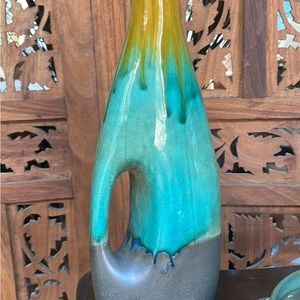 ❤️ 12” Unique Artistic Drip Glaze Ceramic Vase